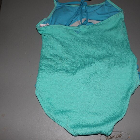 Blue 1 Pcs Justice Swimsuit Size 14 - Picture 4 of 9